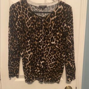 Leopard Print Cardigan
